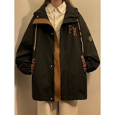 春秋季印花外套男女同款新款美式夹克XZ102B-1-JK6656P85，男装夹克，星座102B-1