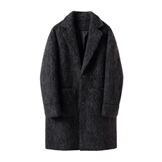 白底长毛马海毛财阀羊毛呢子长款西装毛呢外套男FY77909P198控288，男装风衣，星座226-1