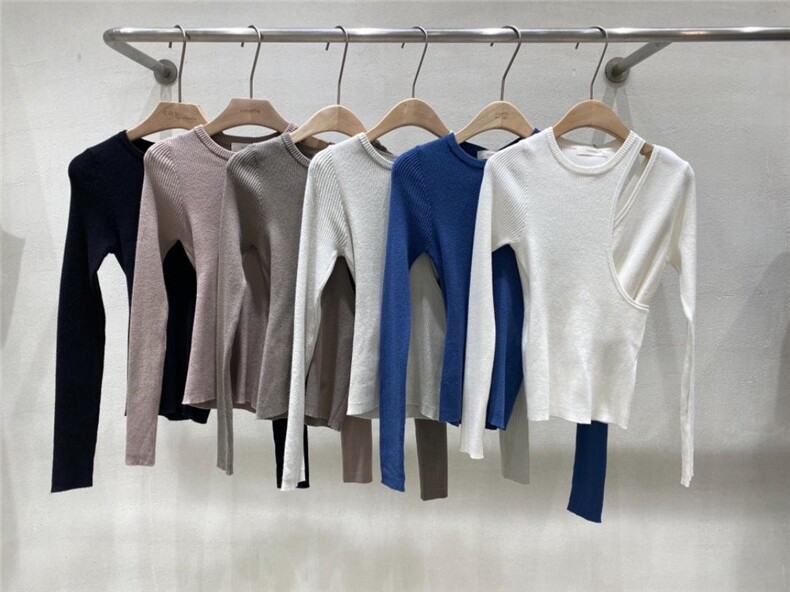 【现货】韩版网红款露肩针织打底衫，其它，cosette(4F)