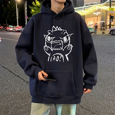 CM025P60加绒65纯棉卫衣秋冬新款美式高街重磅连帽外套潮牌衣服，女装短外套，星座304A