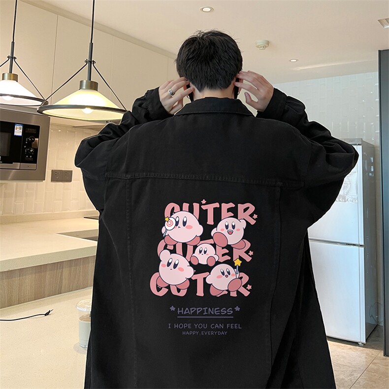 牛仔夹克男大码牛仔外套男茄克NJ77310-P60加绒款-P75,男装夹克,电商A040