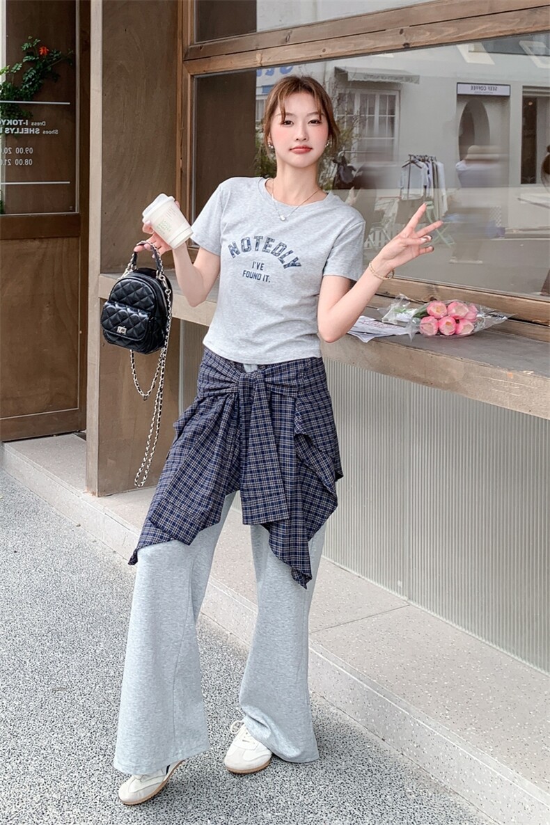 【新款现货】灰色设计感运动套装088-7727P165K228,女装套装/套裙,2C088