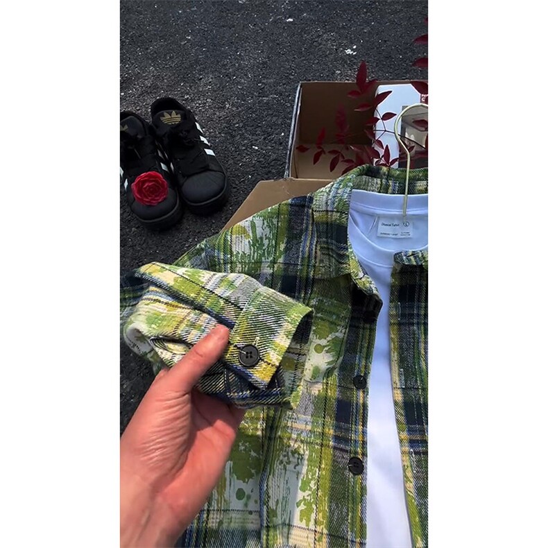 潮牌高街个性衬衫潮流宽松休闲上衣A086-CS2212-特批价30,男装衬衫,电商基地A086