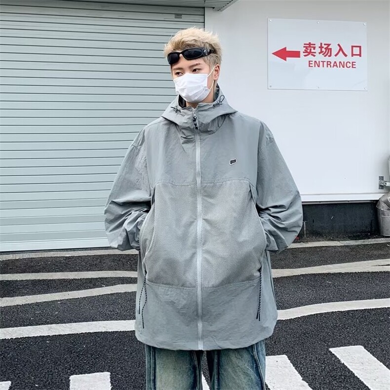 2024户外薄款防晒衣男生夏季防晒服HY142P45,男装防晒衣,星座1116-2