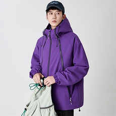 Cityboy情侣时尚连帽冲锋衣外套夹克团体班服，男装夹克，星座301D-5(原星座1415）