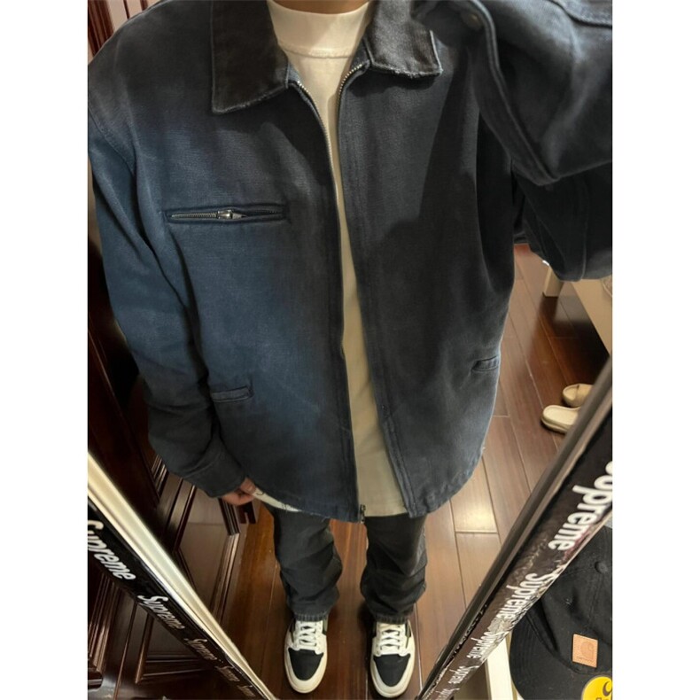 【有货】底特律工装外套男款潮牌高级感拼接夹克JK7704LL-特P68图片