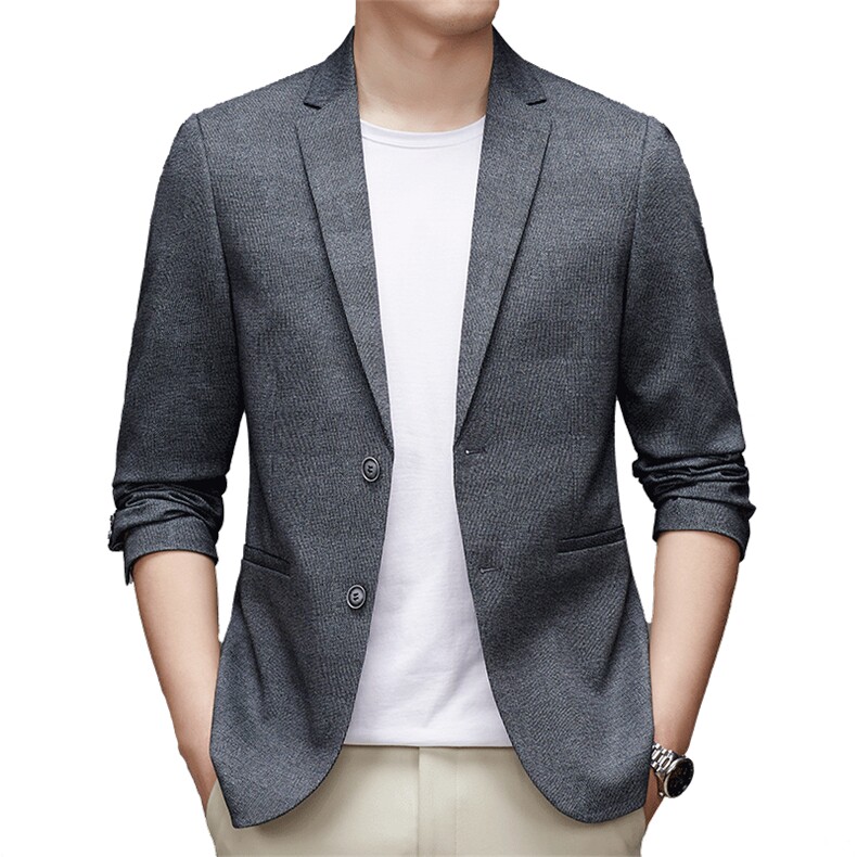 DJ2297钱塘2020-3秋冬季新款时尚休闲简约中年男士西服外套P147,男装西服,钱塘207-3