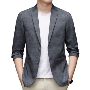DJ2297钱塘2020-3秋冬季新款时尚休闲简约中年男士西服外套P147图片