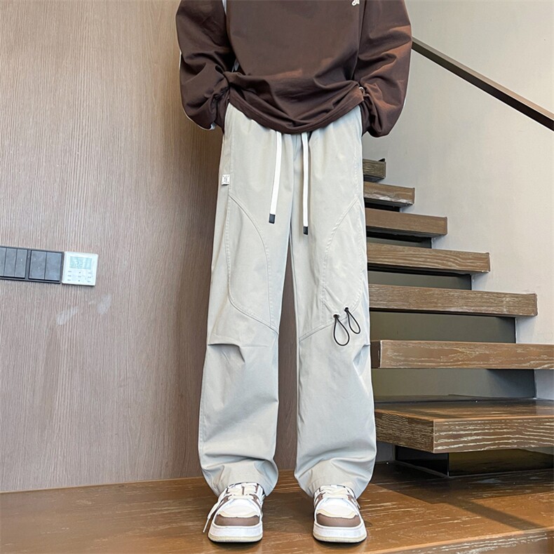 2025春季新款美式ins机能高街男裤子冲锋直筒工装裤881-P40,男装工装外套,电商C305A
