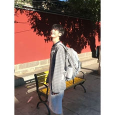 气质简约新款流行百搭长袖卫衣文艺潮流原宿ins时尚日系慵懒，男装T恤，星座506A