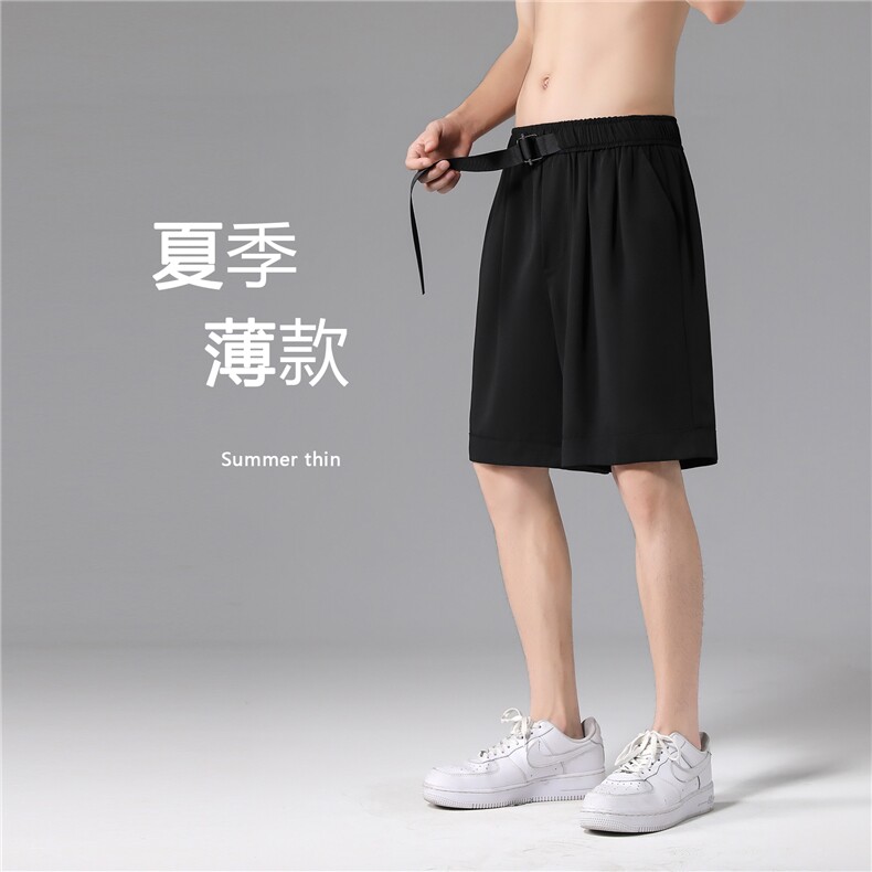 冰丝短裤男夏季薄款外穿速干休闲裤男士五分裤  K905-特批30图片