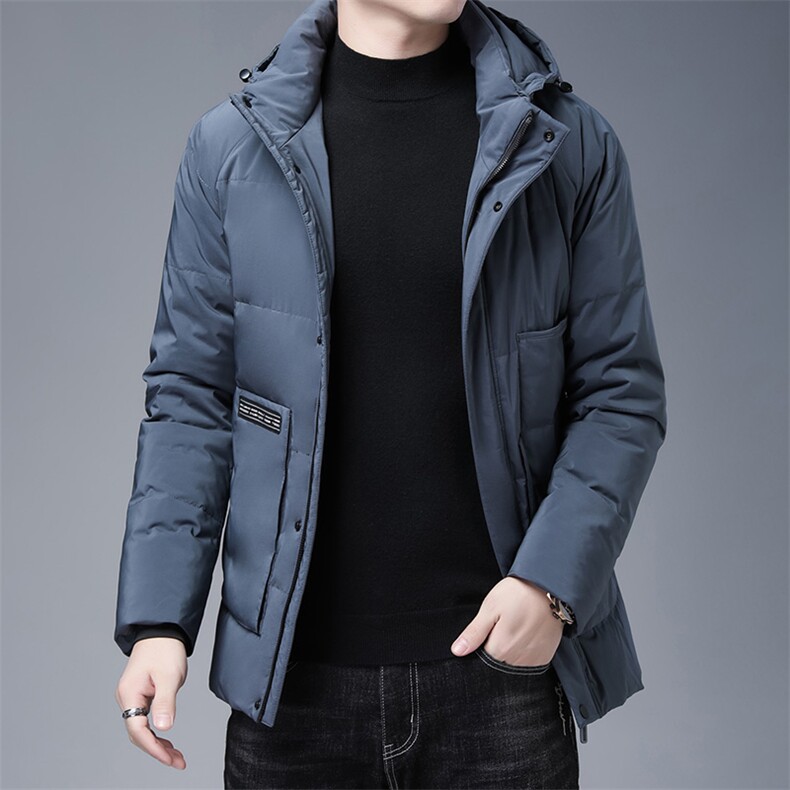 CD2099钱塘2020-2秋冬新款中老年男士休闲连帽羽绒服外套P265,男装羽绒服,钱塘207-2