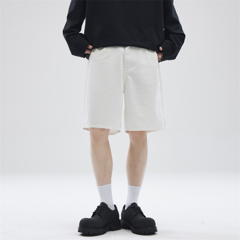 夏季潮流直筒牛仔短裤宽松休闲五分裤A161-D2203-P43控58元,男装牛仔裤,电商A161