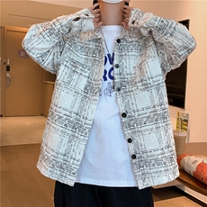 百搭夹克男简约气质新款长袖ins宽松型流行日常时尚都市潮流，男装夹克，星座410-6（原星座1304-1）