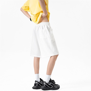 短裤男夏季新款港风宽松提花五分裤DK1109-特P25图片