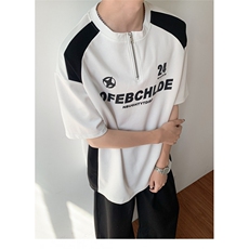 t恤男款夏季短袖cleanfit美式复古百搭上衣服T0225-P40，男装T恤，星座308B-2