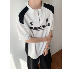 t恤男款夏季短袖cleanfit美式复古百搭上衣服T0225-P40图片