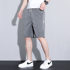 短裤男夏季新款港风宽松冰丝坠感大码垂顺五分西裤DK620-P35主推，男装休闲裤，星座224