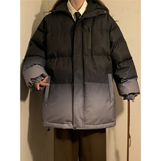 中性风黄灯防水渐变色冲锋衣棉衣女聚酯纤维MY77095P120控168，男装夹克，星座227-7