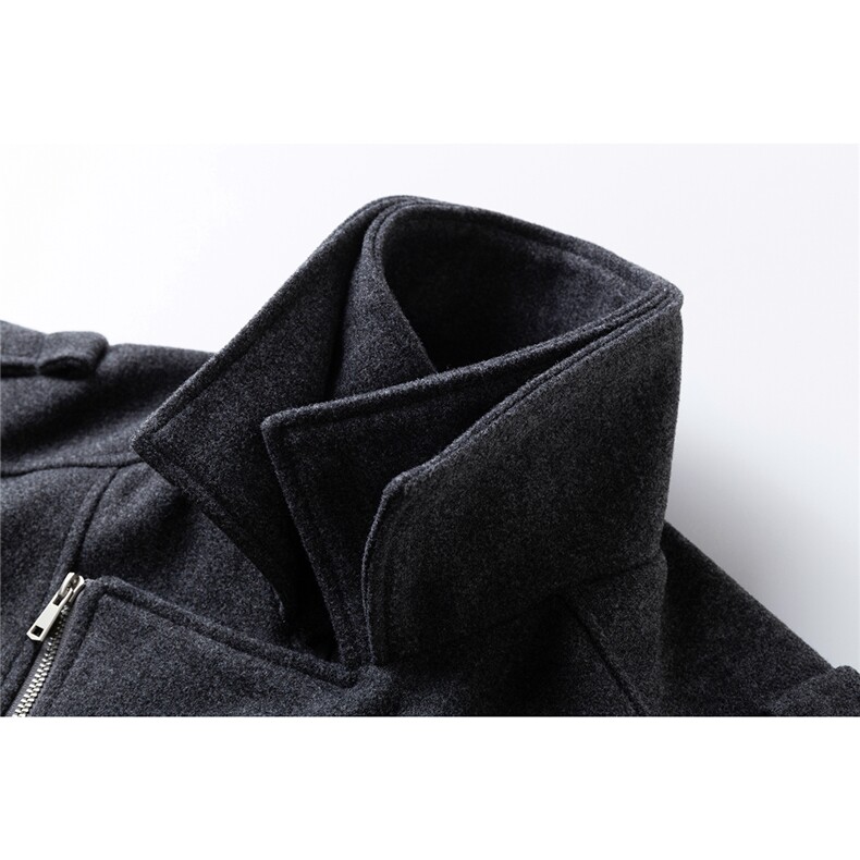 立体白底双层领斜拉链设计大码M-5XL呢料夹克男NL78098P108控168,男装夹克,星座227-7