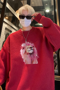 高质量！秋冬季半高领毛衣男士加绒加厚线衣针织衫男DMY528-特P38图片