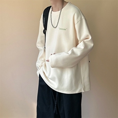 现货重磅加厚中性长袖T恤卫衣男立秋潮牌上衣A351-AT2513-P50，男装T恤，电商A351