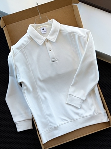 纯色男polo领卫衣男套头卫衣加厚款 N6611-P70图片