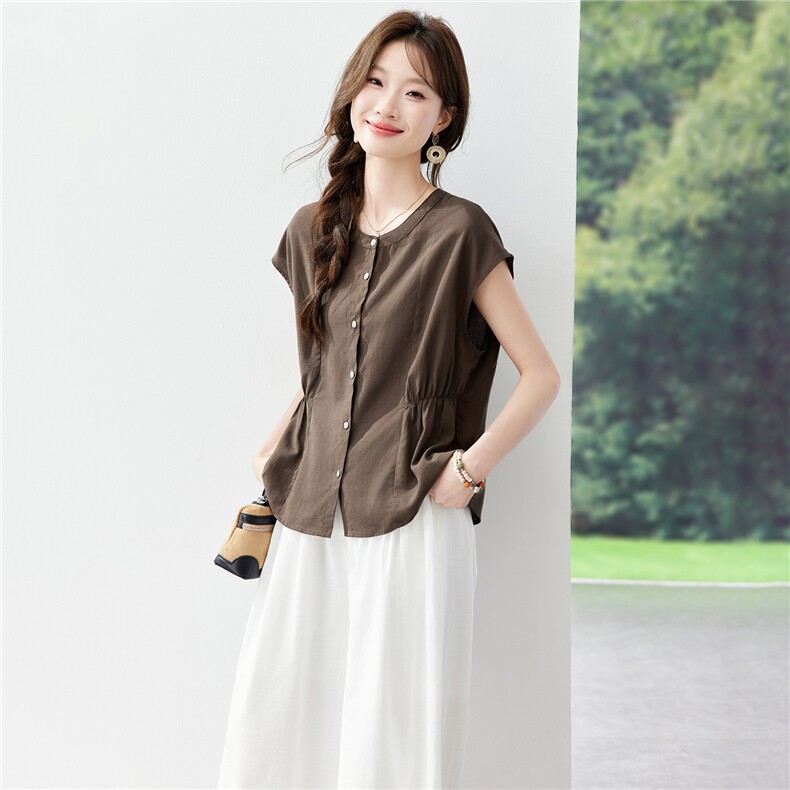 现货新品2026夏装新款亲肤透气收腰女士两件套套装,女装套装/套裙,木子恋
