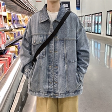 潮流夹克潮男春季牛仔夹克J2162P65，男装夹克，星座1116-2