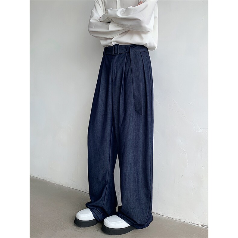 春夏季垂感清凉弯刀裤男宽松时尚百搭亲肤感休闲裤NK618P85,男装休闲裤,星座512-1（原513-3）