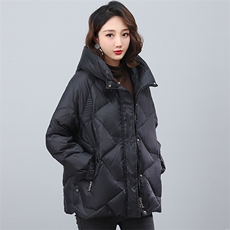 2025冬季时尚简约优雅休闲潮流轻盈保暖羽绒服，女装羽绒服，独衣靓