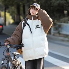 现货抖音得物可供视频三防加厚羽绒拼接棉衣外套面包棉服86638，男装棉衣，电商A486