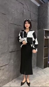 2022秋季新款韩版百搭设计感气质菱格衬衫,女装衬衫,L·H·X