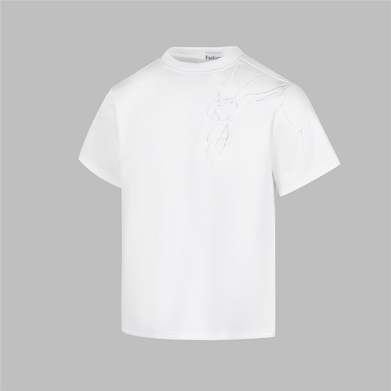 高品质刺绣夏季新款男装空气层时尚短袖T恤半袖XZ212-QXS018-P35,男装T恤,星座212
