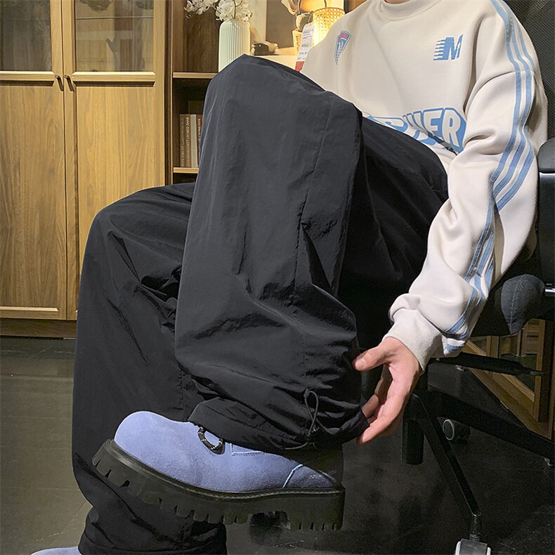 哈尔滨东北大棉裤子男冬季加厚保暖日系复古阔腿直筒宽松休闲长裤,男装休闲裤,星座604