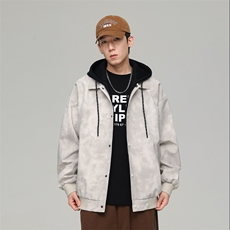 男士夹克春秋季新款假两件连帽设计潮牌工装外套0665P105,男装夹克,电商A400(原B301),电商基地 男士夹克春秋季新款假两件连帽设计潮牌工装外套0665P105,男装夹克,电商A400(原B301),电商基地