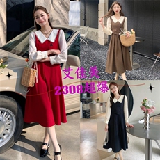 现货2023年秋款新款连衣裙,女装连衣裙,艾佳美