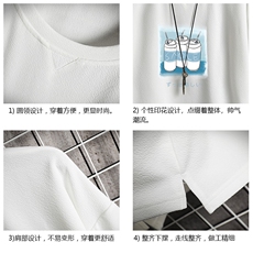 Q11148-P30春夏季七分袖t恤男大码五分袖男短袖中袖网格挂拍，男装T恤，电商A040A