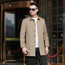 2023年春款休闲时尚高端男士外套上衣风衣夹克P315图片