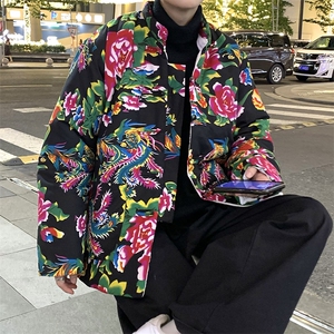 MY207风盘扣加厚保暖东北大花棉衣外套大码男女特色花棉袄潮图片