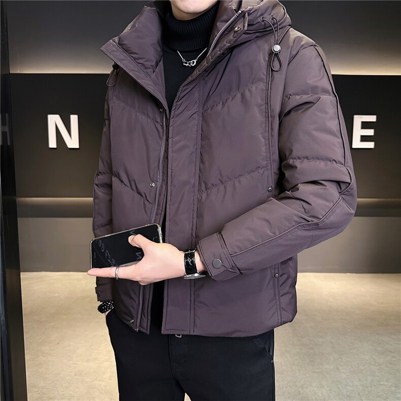 标50绒 连帽男士羽绒服冬季2025新款加厚外套 A313-9957-P215图片