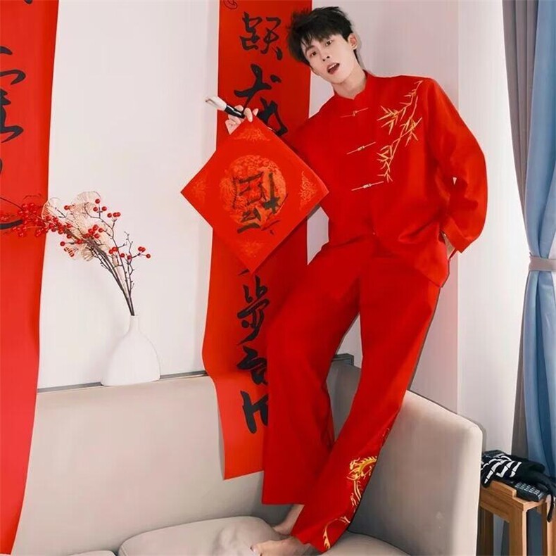 【有货】DXZ28-P63春装新款新中式中山装西服结婚男垫肩西装外套,男装西服,星座603-2
