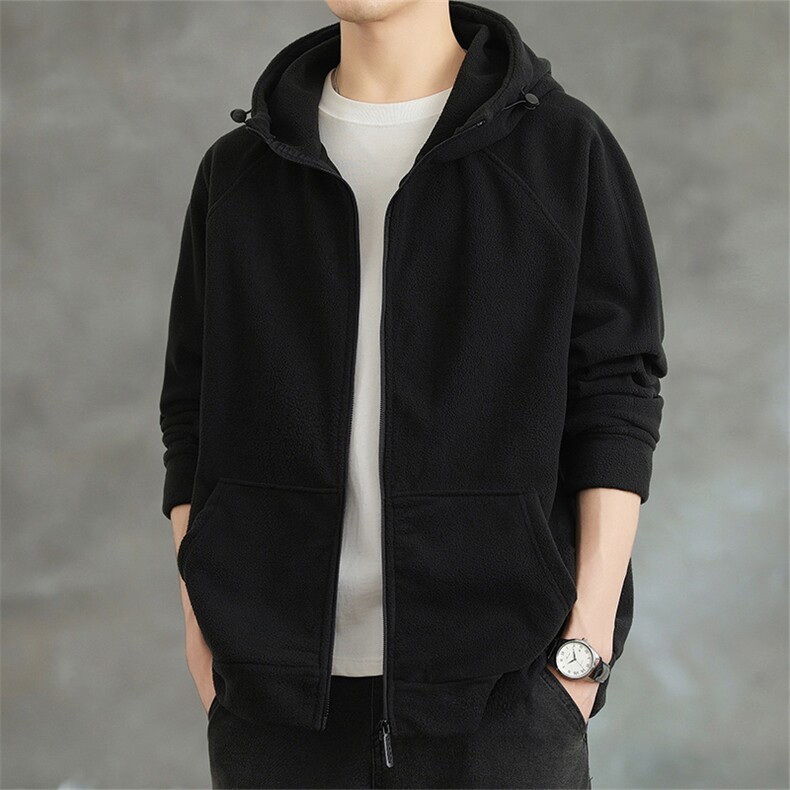 双面奥粒绒卫衣男400克加绒加厚连帽冬季卫衣男0905-P59，男装卫衣，星座210-1