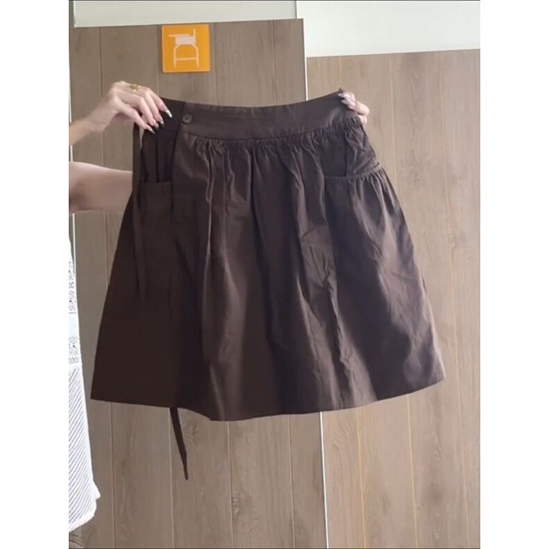 夏季穿搭一整套日系复古时尚小个子格子双排扣衬衫搭配咖色裤子,男装衬衫,星座1210-1