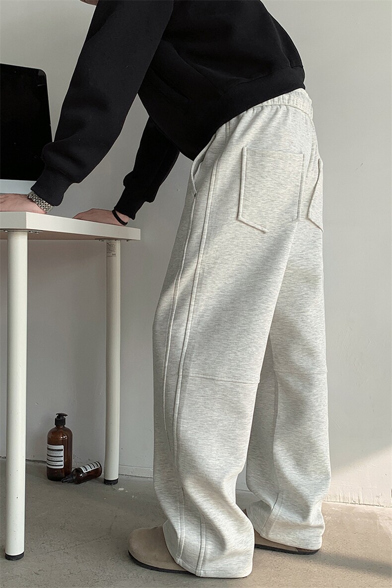 秋冬重磅加厚450g立体裁剪弯刀运动休闲裤TTBK02-P68,男装休闲裤,星座1315