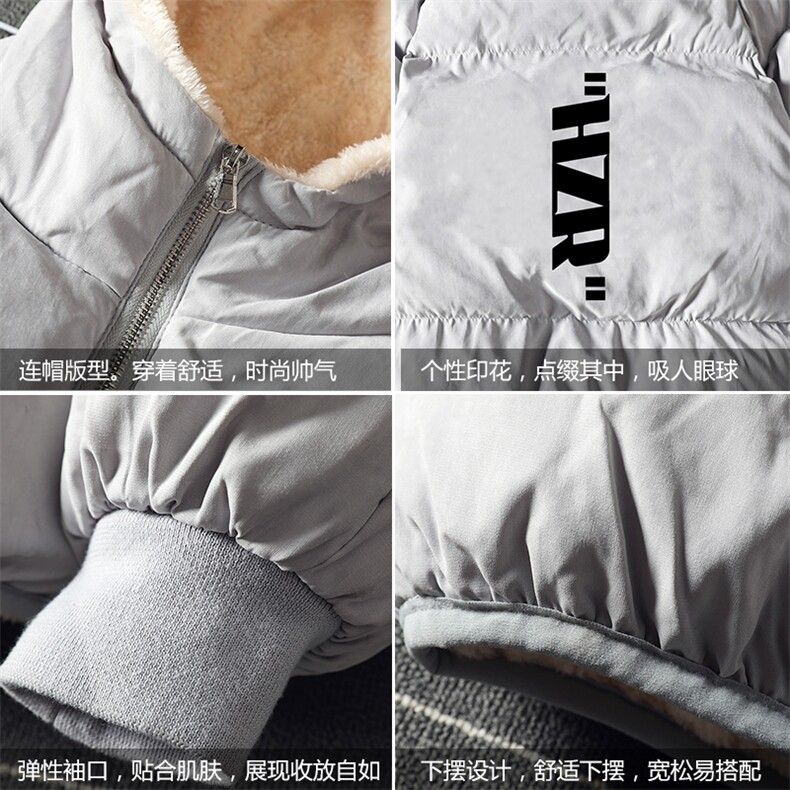 MY16002-P100加厚加绒连帽棉衣男大码棉服男面包服男,男装棉衣,电商A040A
