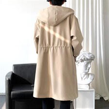 现货秋装轻熟风衣男长款过膝大衣男中长款F658-P95-控128，男装风衣，星座401