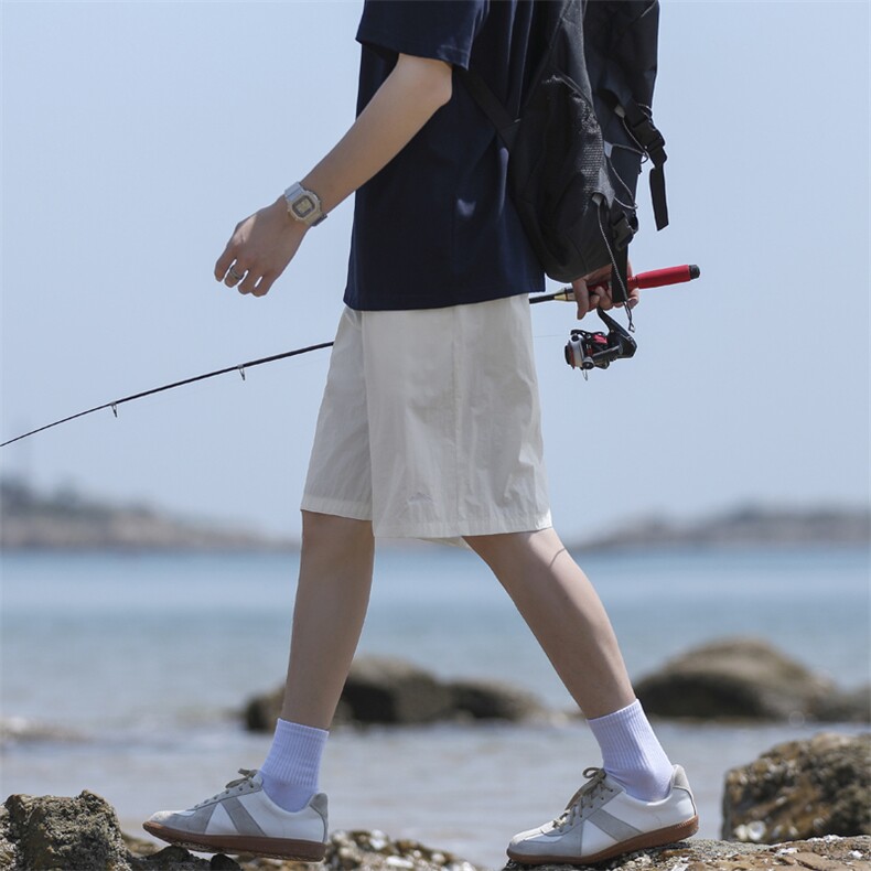 夏季宽松篮球运动裤日系薄款速干短裤男休闲五分裤DK310-特批-15，男装牛仔裤，星座718-1