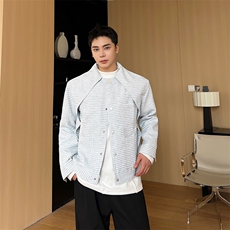 秋季新款领片延伸飞行员夹克男士棒球服A345-283-P130，男装夹克，电商A345