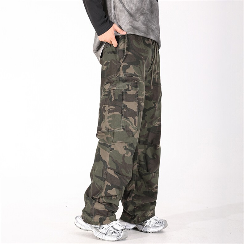 重磅新款工装裤子男士宽松直筒休闲长裤A436-6236G-P90138,男装工装外套,电商A436